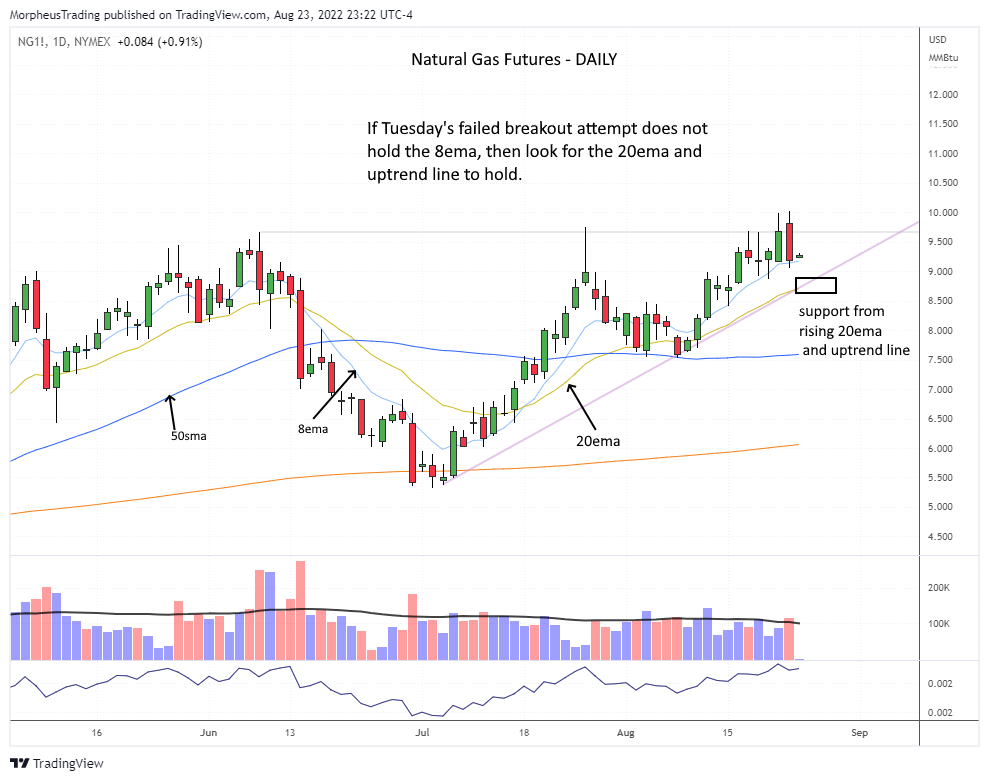 Nat gas futures daily